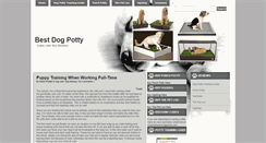 Desktop Screenshot of bestdogpotty.com